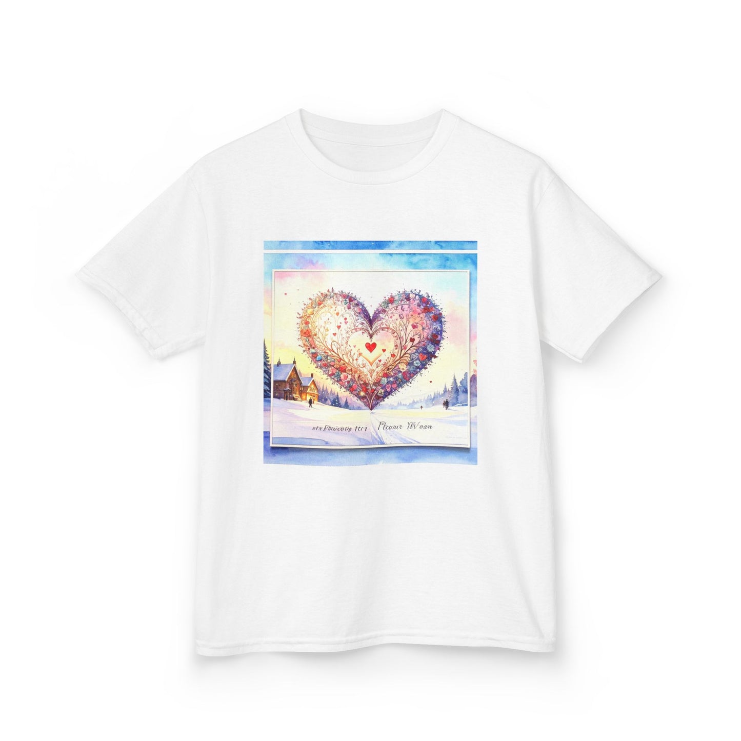 Heartwarming Kids Tee, Cute Kids Shirt, Valentine's Gift, Toddler T-Shirt, Youth Heart Tee, Sweet Heart Design