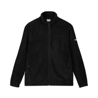 Embroidered Columbia Fleece Jacket — Classic Zip-Up Outdoor Fleece