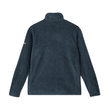 Embroidered Columbia Fleece Jacket — Classic Zip-Up Outdoor Fleece