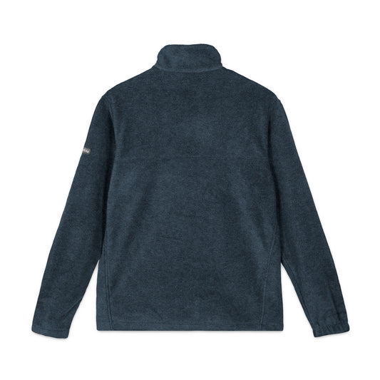 Embroidered Columbia Fleece Jacket — Classic Zip-Up Outdoor Fleece