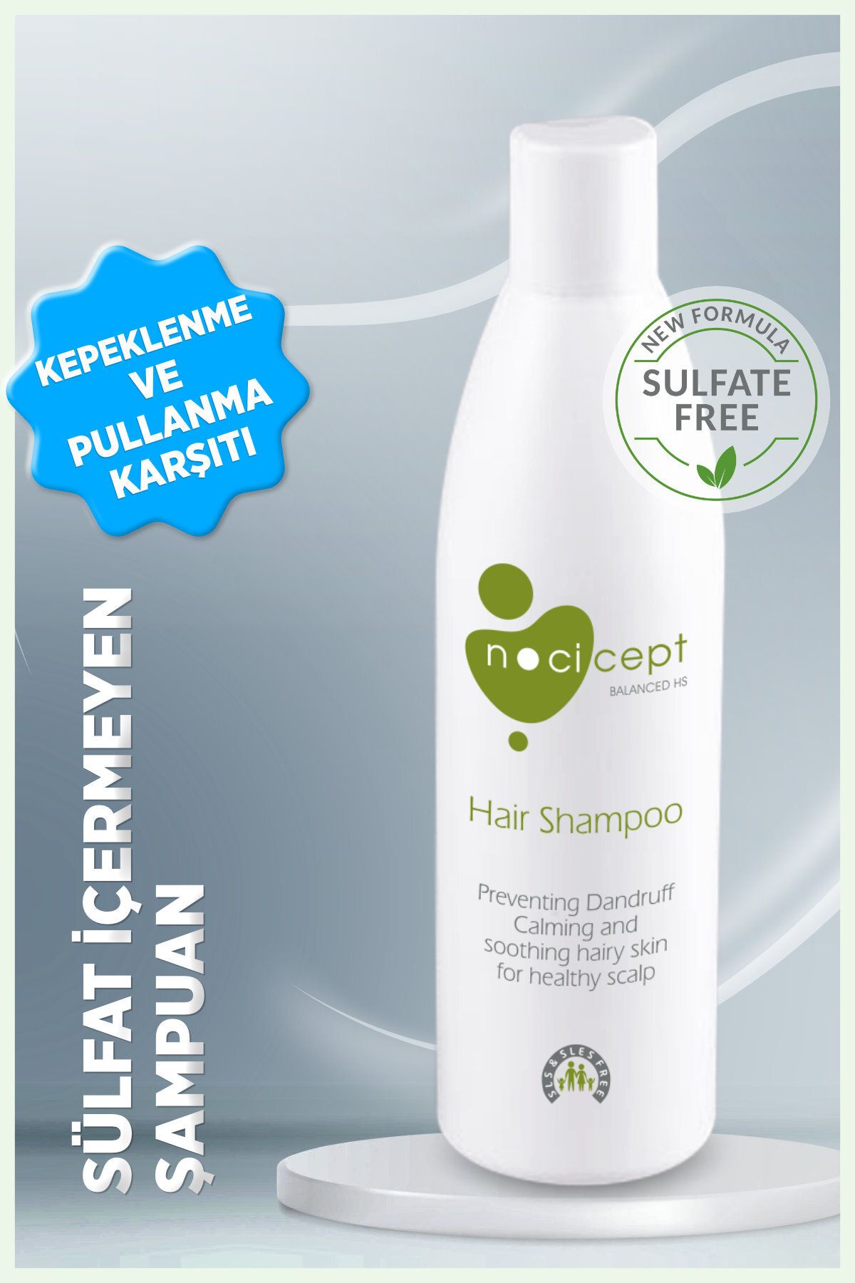 Hair Shampoo 300 ml Hassas Saç Derisinde Yatıştırıcı Sülfat Içermeyen Saç Şampuanı