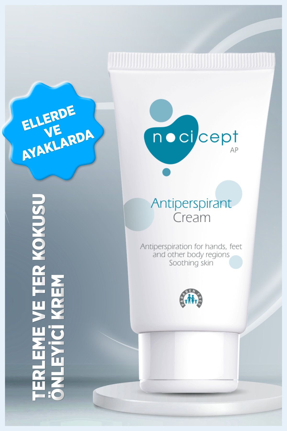 Ap 75 ml Antiperspirant Cream El Ve Ayak Terlemelerine Karşı Terleme Önleyici Krem Krem Deodorant