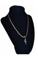 Altın Renk İtalyan Yılan Çelik Kolye