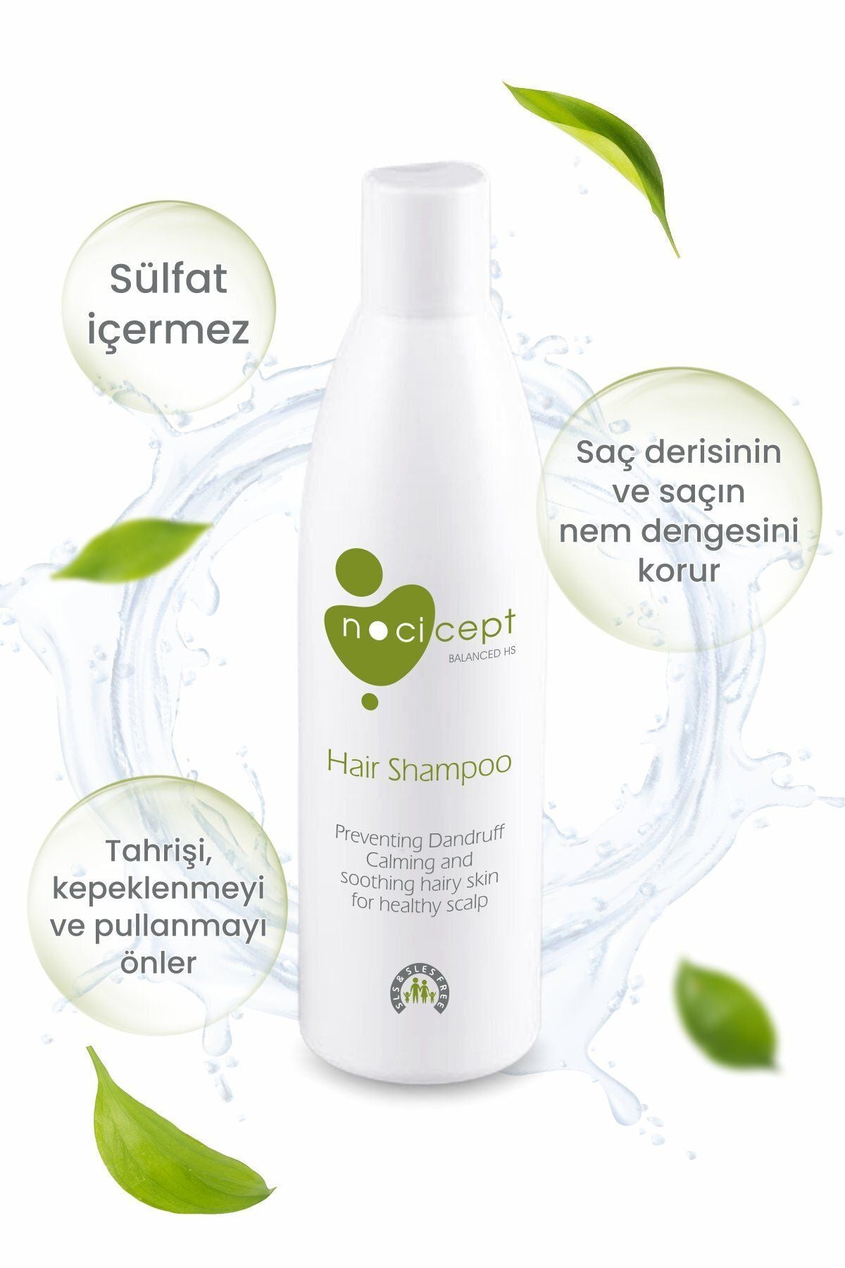 Hair Shampoo 300 ml Hassas Saç Derisinde Yatıştırıcı Sülfat Içermeyen Saç Şampuanı