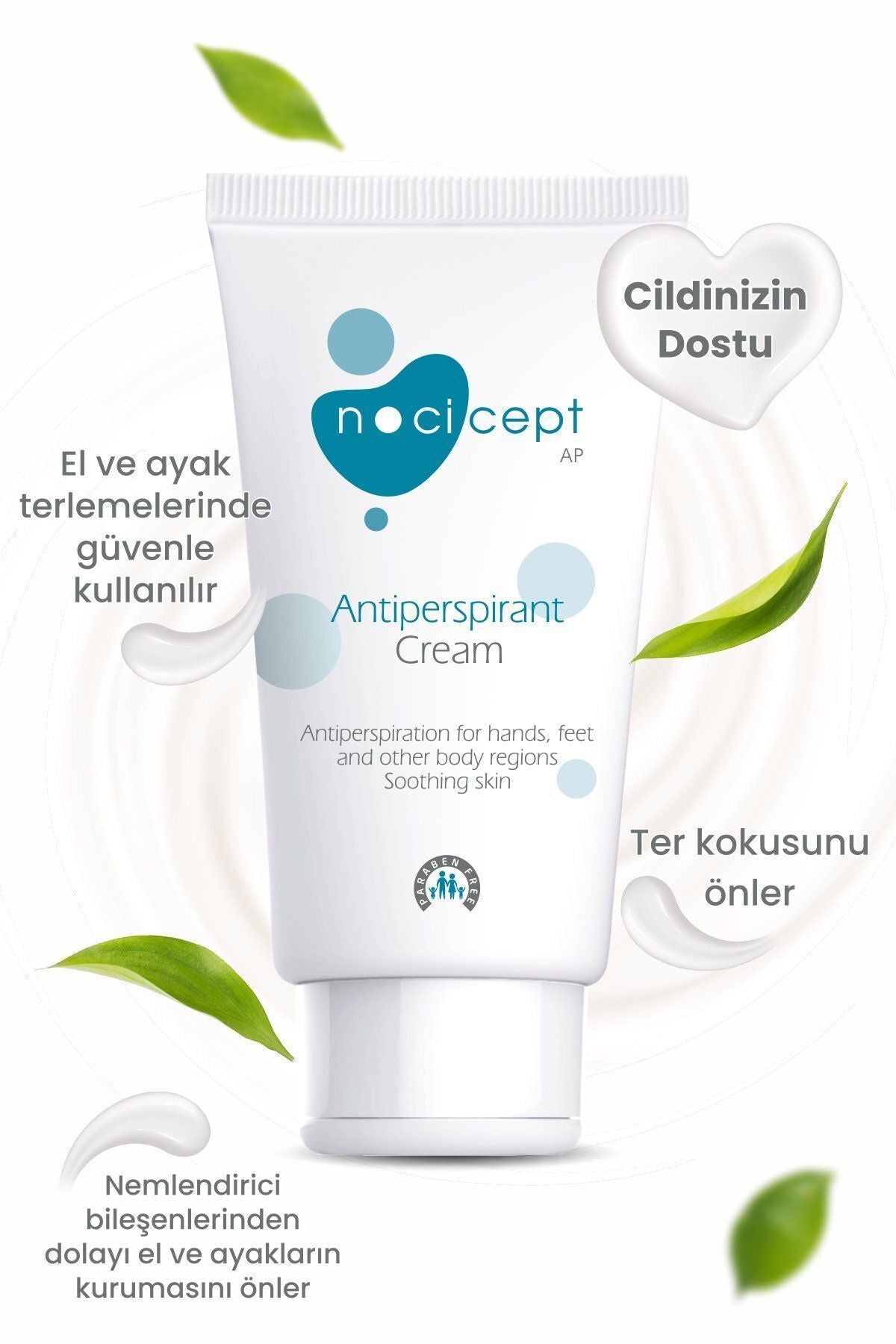 Ap 75 ml Antiperspirant Cream El Ve Ayak Terlemelerine Karşı Terleme Önleyici Krem Krem Deodorant