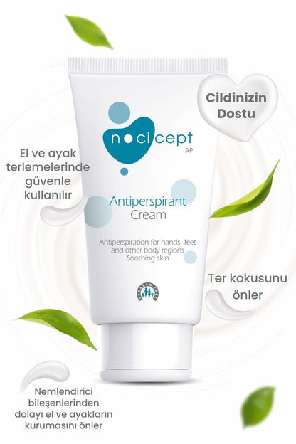 Ap 75 ml Antiperspirant Cream El Ve Ayak Terlemelerine Karşı Terleme Önleyici Krem Krem Deodorant