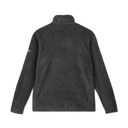Embroidered Columbia Fleece Jacket — Classic Zip-Up Outdoor Fleece