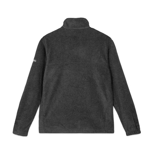 Embroidered Columbia Fleece Jacket — Classic Zip-Up Outdoor Fleece