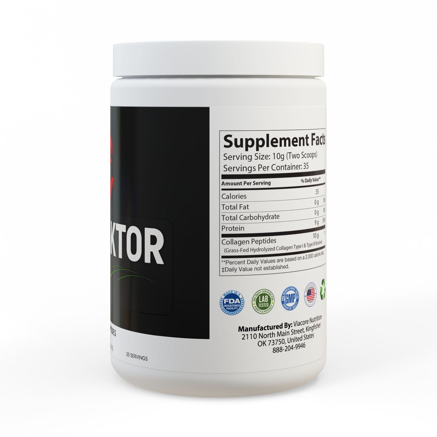 Collagen Peptides Type I & III Supplement (350g, 12.3oz)