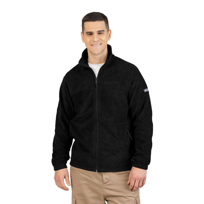 Embroidered Columbia Fleece Jacket — Classic Zip-Up Outdoor Fleece