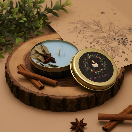 Eucalyptus Serenity – Okaliptüs Aromalı Doğal Kokulu Mum (50 g Metal Kutu)