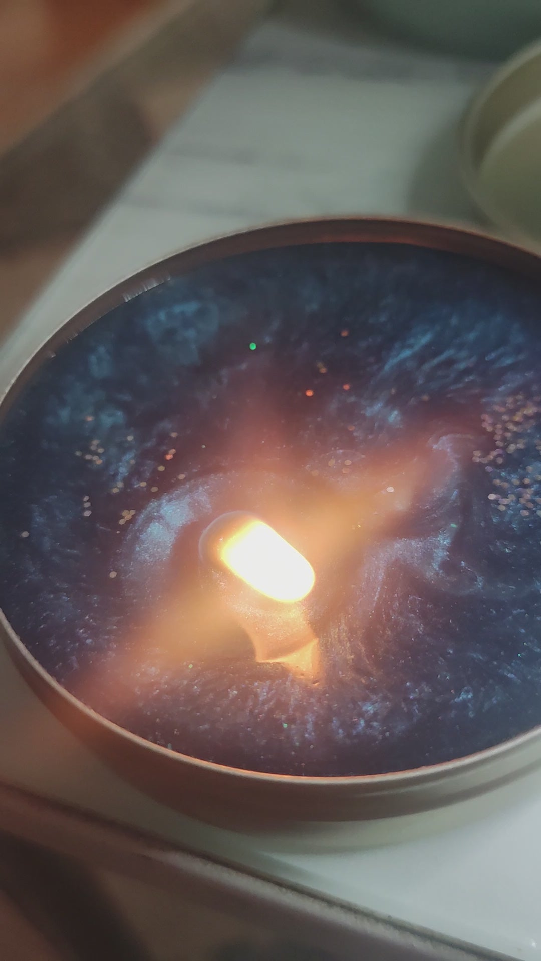 Kahve aromalı mum 75 CC 12 saat yanma süresi