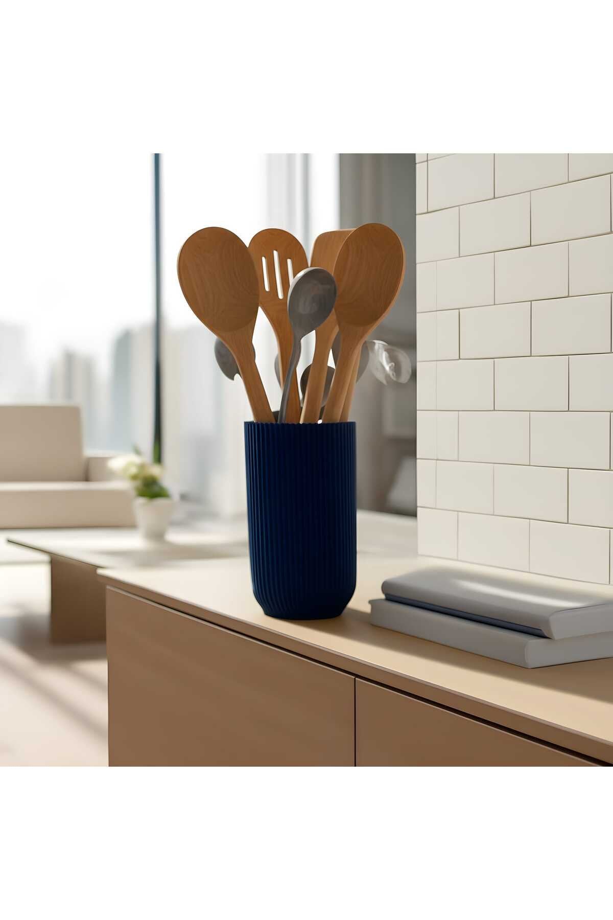 Modern Minimalist Mutfak Kaşıklığı Kaymaz Tabanlı, Dekoratif Kaşık