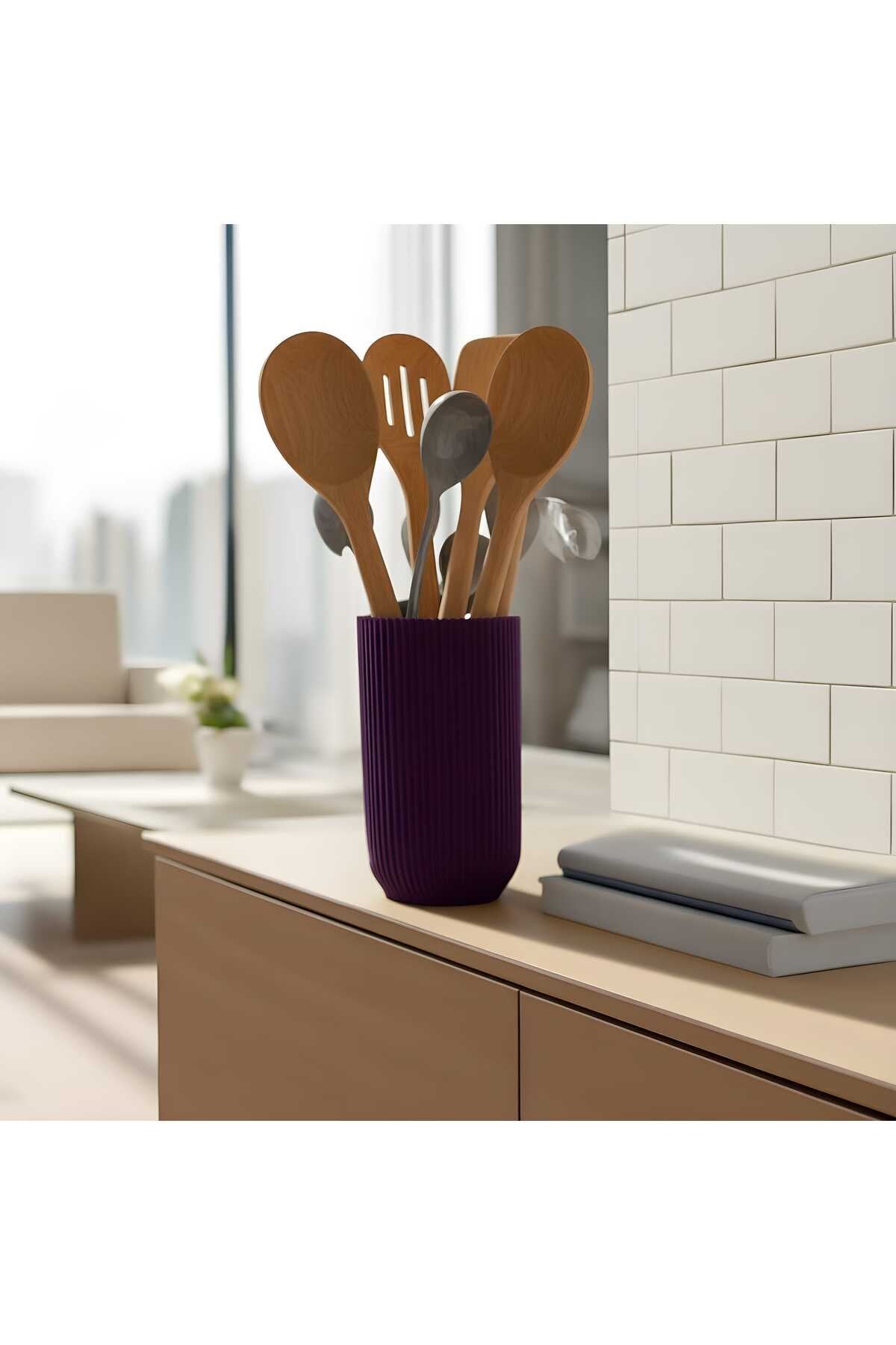 Modern Minimalist Mutfak Kaşıklığı Kaymaz Tabanlı, Dekoratif Kaşık